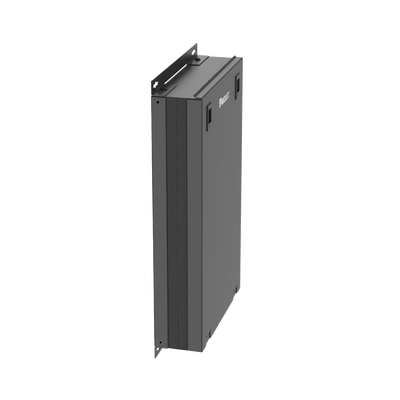 Punto de Consolidación Para 48 Puertos, Con Espacio para 2 UR , Instalación en Piso, Pared o Techo, Fabricado en Acero, Color Negro