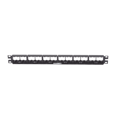 Panel de Parcheo Modular Mini-Com (Sin Conectores), Plano, Sin Blindaje, de 24 puertos, 1UR Panel de Parcheo Modular Mini-Com (Sin Conectores), Plano, Sin Blindaje, de 24 puertos, 1UR