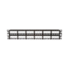 Panel de Parcheo Modular Mini-Com (Sin Conectores), Plano de Instalación al Ras, Sin Blindaje, de 48 puertos, 2UR