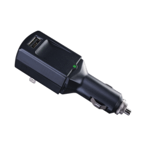 Cargador USB Portátil, Con Entrada 120 Vca o Toma Vehicular (encendedor de cigarrillos), Puerto USB de 5 Vcc 1 Amp