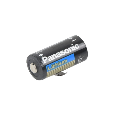 Batería de litio PANASONIC / 3 Vcc /1,550 mAh / Aplicación en transmisores de alarma inalámbricos