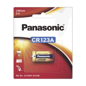 Batería de litio PANASONIC / 3 Vcc /1,550 mAh / Aplicación en transmisores de alarma inalámbricos/ Con empaque