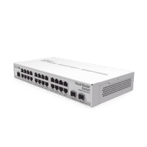 Switch Sistema Operativo Dual 24 Puertos Gigabit Ethernet y 2 Puertos SFP+, Para Escritorio