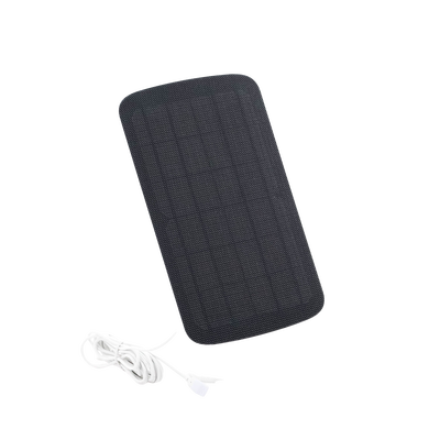 Panel Solar Para Recargar Cámara de Batería Mod. CSBC1C / Evite Desmontar la Cámara para Recargar su Batería / Conector tipo miniusb.