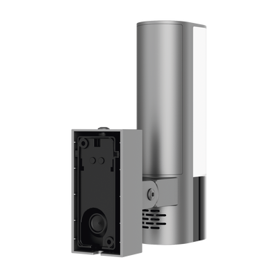 Cámara IP 4 Megapíxel / Wi-Fi / Lampara Integrada / Audio de dos vías / Imágen Nocturna a Color / Detección Humana / Audios Personalizables / Almacena en Memoria Interna / Uso Exterior con Protección Cámara IP 4 Megapíxel / Wi-Fi / Lampara Integrada / Audio de dos vías / Imágen Nocturna a Color / Detección Humana / Audios Personalizables / Almacena en Memoria Interna / Uso Exterior con Protección