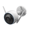 Bala WiFi / 3 Megapixel (2K) / Detección humana / Detección De Vehiculo / Alertas de Voz Personalizables / Sirena / Luz Parpadeante / Colores en Oscuridad / Micro SD / Uso En Exterior