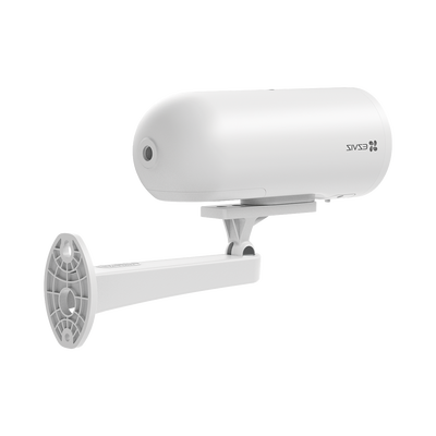 Cámara Exterior Inteligente Color Night Vision / (2K) / AI Detección Humana y Vehicle / H.265 / Vision Nocturna a Color / IP67 / PoE / Audio Bidireccional / Luz y Sirena