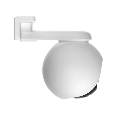 PT WiFi / (3K) 5MP / Visión 360° / Detección humana / Detección de Vehiculo / Sirena / Luz Parpadeante / Colores en Oscuridad / Micro SD / Presets / Autoseguimiento / Exterior