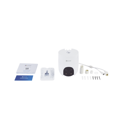 Camara PT WiFi / 2 Megapixel / Cobertura 360° / Detección humana / Seguimiento Inteligente / Sirena / Luz Parpadeante / Colores en Oscuridad / Micro SD / Audio de Dos Vías / Exterior Con Protección
