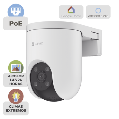 Cámara PT PoE / 3 Megapixel / PoE / Movimiento Panorámico de 360° / Preset / Seguimiento Inteligente / Detección Humana / Audio de Dos Vías Cámara PT PoE / 3 Megapixel / PoE / Movimiento Panorámico de 360° / Preset / Seguimiento Inteligente / Detección Humana / Audio de Dos Vías