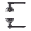Cerradura Inteligente / Protocolo Zigbee / Códigos Temporales Para Visitantes / Lectura de Huella / Lectura de Tag / Contraseña / Botón para Timbrar / Alarma Anti-intrusión / Uso en Interior / Incluye HUB