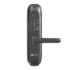 Cerradura Inteligente / Protocolo Zigbee / Códigos Temporales Para Visitantes / Lectura de Huella / Lectura de Tag / Contraseña / Botón para Timbrar / Alarma Anti-intrusión / Uso en Interior / Incluye HUB