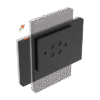 Pantalla Inalámbrica / Con Batería Recargable 4600mAh / Wi-Fi / Ideal Para Escritorio o Pared / Vista en Vivo de Cámaras EZVIZ / Compatible con Videoportero CS-HP7 para ver Cámara y Apertura Remota / Audio de Dos Vías
