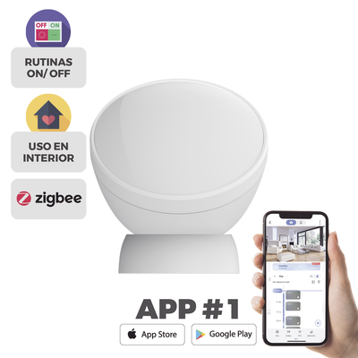 Sensor de Movimiento PIR Inteligente / Inalámbrico / Compatible con HUB CS-A3 / Cuenta con Inmunidad para Mascotas / Protocolo Zigbee Sensor de Movimiento PIR Inteligente / Inalámbrico / Compatible con HUB CS-A3 / Cuenta con Inmunidad para Mascotas / Protocolo Zigbee