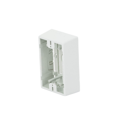 Caja de Montaje Superficial, Para Placas de Pared (Face Plates), Color Blanco