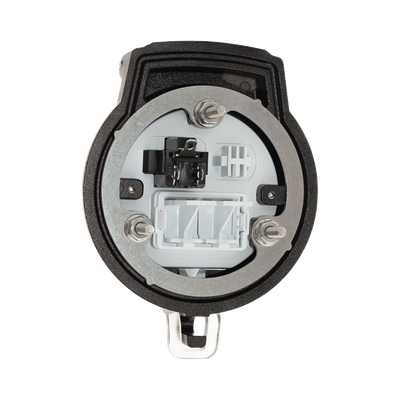 Dispositivo Circular de Puertos de Acceso a Datos, Con Dos Espacios Para Módulos Mini-Com y Un Receptáculo NEMA 5-15R, Protección IP66, de 3" de Diámetro Dispositivo Circular de Puertos de Acceso a Datos, Con Dos Espacios Para Módulos Mini-Com y Un Receptáculo NEMA 5-15R, Protección IP66, de 3" de Diámetro