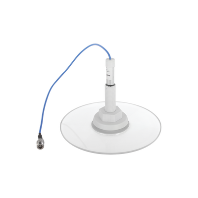 Antena plana traslucida DAS para techo, 698-2700 MHz, bajo PIM, N Hembra.