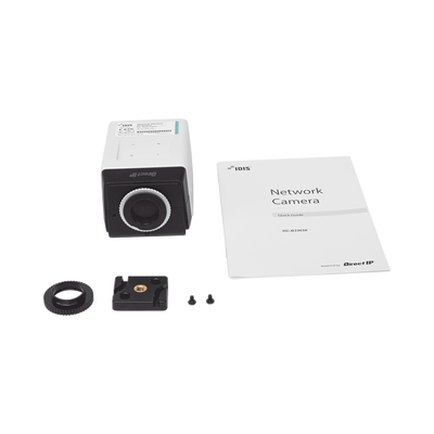 Cámara IP Caja 3MP | Audio de Dos Vías | Estabilizador de Imagen | microSD Hasta 256 GB | PoE/12V | WDR Real 120dB | Alarma Entrada y Salida | Audio Entrada y Salida