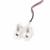 Cable de Alimentación con Conector Macho a Bloque de Terminal Atornillable / Calibre 18 AWG / Longitud 28.5 cm / Ideal para alimentacion de Cámaras.