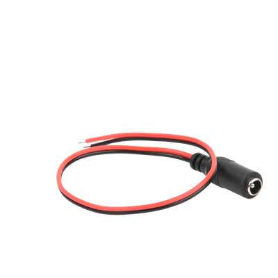 Cable con conector hembra, alimentación para Vcc con puntas libres.