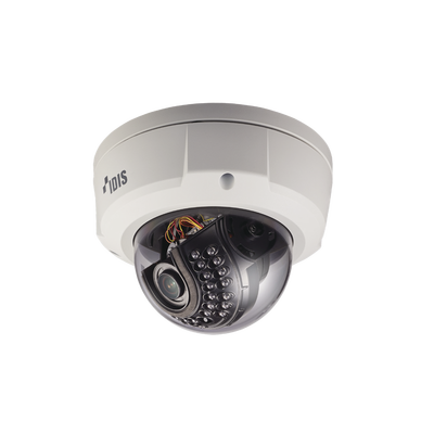 Cámara IP Domo Antivandálico | 2MP (H.265) | Lente MOTORIZADO Varifocal 3.3-10mm | Exterior | Entrada / Salida de Audio y Alarma | IR 20m | WDR 120dB