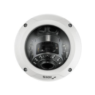 Cámara Domo IP de 2 Megapíxeles | Audio bidireccional | Alarma I/O | IK10/ Exterior IP67 | ICR | MicroSD | Audio de Dos Vias | WDR | Cumple con NDAA