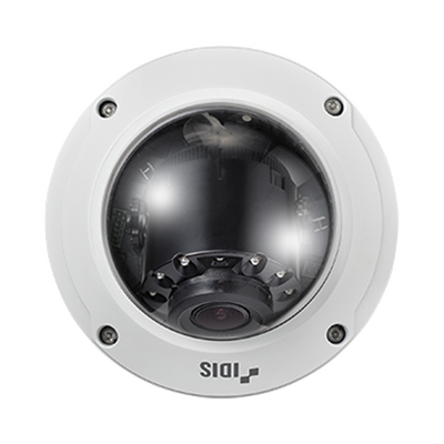 5MP IR DOME CAMERA /MOTORIZED LENS 2.7 - 13.5MM / IDIS DEEP-LEARNING ANALYTICS (IDLA)