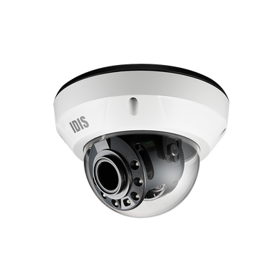 Domo IP 8MP | Varifocal MOTORIZADO | IK10/IP67 | IR 40 m | Entrada/Salida de Alarma | POE | ICR Dia/Noche | MicroSD Hasta 256 GB | Videoanaliticos Integrados | Cumple con NDAA