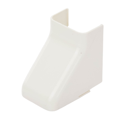 Conexión para techo falso/entrada, para uso con canaleta LD10, material ABS, Color Blanco Mate Conexión para techo falso/entrada, para uso con canaleta LD10, material ABS, Color Blanco Mate