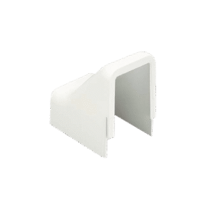 Conexión para techo falso/entrada, para uso con canaleta LD10, material ABS, Color Blanco Mate