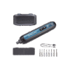 Destornillador Inalámbrico Recargable de 4 Vcc, incluye Puntas y Estuche