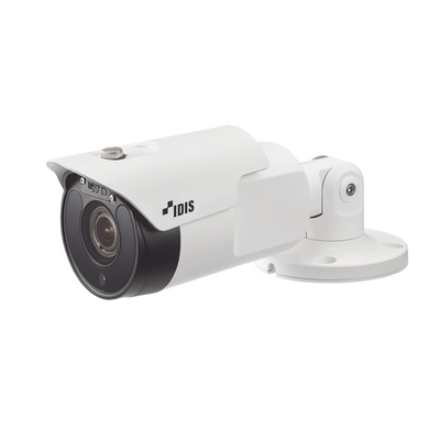 Cámara Bala IP de 2 megapíxeles (1080p) | Audio bidireccional | Alarma I/O | PoE | IR Led 20m | IK10 | Lente Vari-focal 2.8mm - 12mm | Día / noche | MicroSD | INTELIGENTE CODEC | ICR