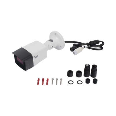CAMARA BALA 5MP LENTE 4.3MM | PUERTO RJ45 ADICIONAL| WDR REAL| IK10| IP66 | PoE Salida