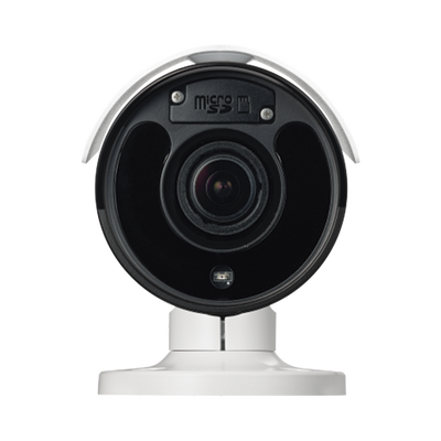 Cámara IP Bala con Calefactor | 5MP (H265)| Lente Varifocal MOTORIZADO 3-13mm | IK10/IP67 | IR 40m | Entrada/Salida de Audio y Alarma | POE