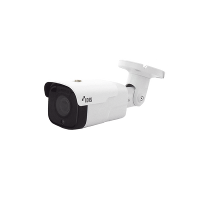 Bala IP 8 MP | Lente Varifocal | IK10/IP67 | Entrada/Salida de Alarma | POE | ICR Dia/Noche | MicroSD (256 GB) | Analiticos Embebidos | Cumple con NDAA
