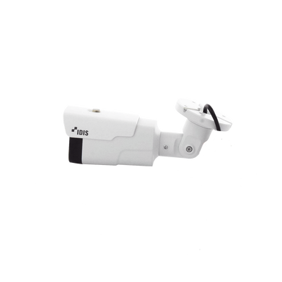 Bala IP 8 MP | Lente Varifocal | IK10/IP67 | Entrada/Salida de Alarma | POE | ICR Dia/Noche | MicroSD (256 GB) | Analiticos Embebidos | Cumple con NDAA