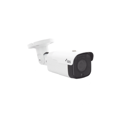 Bala IP 8 MP | Lente Varifocal | IK10/IP67 | Entrada/Salida de Alarma | POE | ICR Dia/Noche | MicroSD (256 GB) | Analiticos Embebidos | Cumple con NDAA