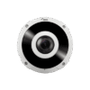 Cámara Fisheye 12MP | IK10/IP67 | Vista en 180°/360° | WDR | microSD | Intelligent Codec | IR 15m | Failover | Audio de Dos Vías