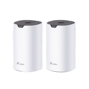 Kit 2 Routers Inalámbricos MESH Interior para Hogar / Doble Banda Wi-Fi 5 AC1900 Mbps / 3 Puerto Gigabit WAN/LAN / 3 Antenas Internas / Administración Mediante la App Deco (iOS, Android)