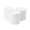 Kit 3 Routers Inalámbricos MESH Interior para Hogar / Doble Banda Wi-Fi 6 AX1800 Mbps / 2 Puerto Gigabit WAN/LAN / 2 Antenas Internas / Administración Mediante la App Deco (iOS, Android) / Protección HomeShield