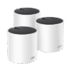 Kit 3 Routers Inalámbricos MESH Interior para Hogar / Doble Banda Wi-Fi 6 AX3000 Mbps / 3 Puerto Gigabit WAN/LAN / 2 Antenas Internas / Administración Mediante la App Deco (iOS, Android) / Protección HomeShield