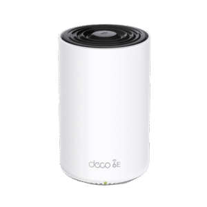 Router Inalámbrico MESH Interior para Hogar / Doble Banda Wi-Fi 6E AX5400 Mbps / 3 Puerto Gigabit WAN/LAN / 4 Antenas Internas / Administración Mediante la App Deco (iOS, Android) / Protección HomeShield