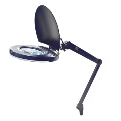 Lampara de LED para Escritorio con Lupa de 5 Pulgadas de Diámetro, 5 Dioptrias, 2.25X.