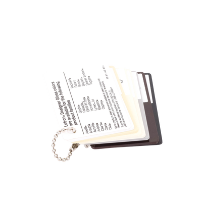 Muestrario, de colores con acabados Gloss/Brilloso para los atenuadores, teclados, interruptores y accesorios LUTRON. Muestrario, de colores con acabados Gloss/Brilloso para los atenuadores, teclados, interruptores y accesorios LUTRON.