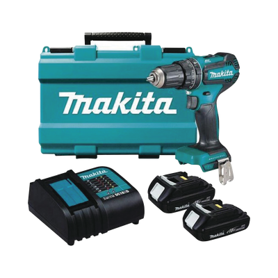 Rotomartillo/Taladro Inalámbrico (1/2") de 1,900 RPM, 18Vcc, Torque 50 N.m. Incluye 2 Bat. (1.5Ah) y Cargardor. SIN CARBONES. Rotomartillo/Taladro Inalámbrico (1/2") de 1,900 RPM, 18Vcc, Torque 50 N.m. Incluye 2 Bat. (1.5Ah) y Cargardor. SIN CARBONES.