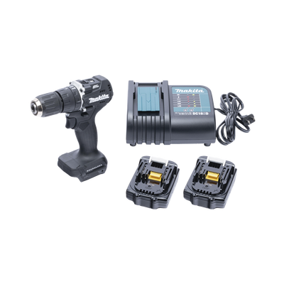 Rotomartillo/Taladro Inalámbrico SIN CARBONES, Broquero de 1/2", 1,700 RPM, 18V⎓, Torque: 40 N.m C/2 Bat. (1.5Ah) y Cargador. Rotomartillo/Taladro Inalámbrico SIN CARBONES, Broquero de 1/2", 1,700 RPM, 18V⎓, Torque: 40 N.m C/2 Bat. (1.5Ah) y Cargador.