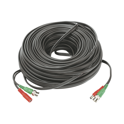 Cable coaxial ( BNC RG59 ) + Alimentación / SIAMÉS / 40 Metros / 100 % COBRE / Para Cámaras 4K / Uso interior y exterior Cable coaxial ( BNC RG59 ) + Alimentación / SIAMÉS / 40 Metros / 100 % COBRE / Para Cámaras 4K / Uso interior y exterior