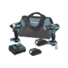 Kit de Rotomartillo Atornillador DHP487Z + Atornillador de Impacto DTD157Z, incluye 2 Baterías BL1815N, 1 Cargador DC18SD y Maleta de lona.