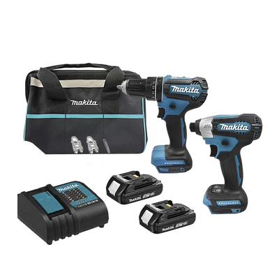 Kit de Rotomartillo Atornillador DHP485Z + Atornillador de Impacto DTD157Z, incluye 2 Baterías BL1815N, 1 Cargador DC18SD y Maleta de lona. Kit de Rotomartillo Atornillador DHP485Z + Atornillador de Impacto DTD157Z, incluye 2 Baterías BL1815N, 1 Cargador DC18SD y Maleta de lona.