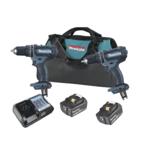 KIT (DHP482Z Rotom..+ DTW181Z Pistola Impacto) 2 Baterías de 3 AH y Cargador Estuche de Lona18V